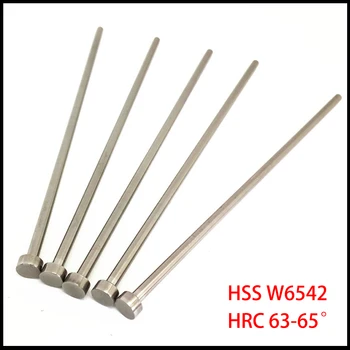 1*60mm 1x60mm 1.1*60mm 1.1x60mm HSS W6542 HRC63-65 Vârful Rotund din Plastic Injecție Componentă Mucegai Drept Stantare Ejector Pin