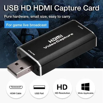 1080P, 4K HDMI-compatibil Cu Dispozitiv de Captură Video USB 3.0 Card Dongle-ul de Înregistrare de Joc Live Streaming de Difuzare Locală Buclă
