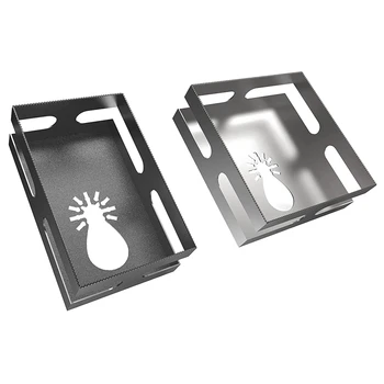 2 Buc Pătrat Slot Cutter Pentru Cutie Electrică Gips-Carton Priza Decupaj Instrument Oscilant Pătrat Lama Pentru Gips-Carton, Metal, Lemn