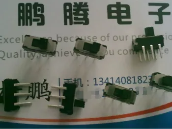 20BUC/lot Importate de înaltă calitate șrapnel, in miniatura, comutator, comutator glisant, vertical 6-pin comutare, 2 viteze