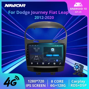 2Din Android10.0 Radio Auto Pentru Dodge Journey Fiat Salt 2012-2020 Navigare GPS Auto Radio Receptor Stereo Auto Video NU 2DIN DVD