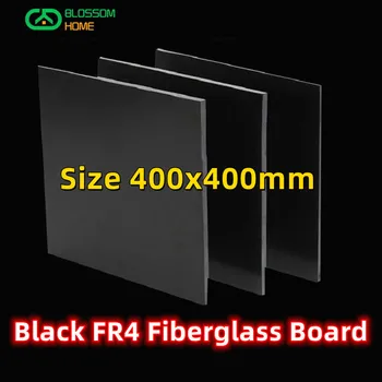 400x400mm Negru FR4 fibra de sticla Foaie de Fibră de Sticlă Placa GFRP GF Bord Negru Epoxidice Placa FR-4 de Izolare și Anti-static Foaie