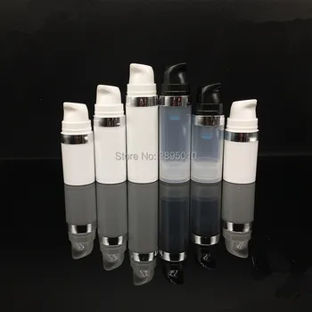 5 ml/10ml/Airless 15ml Pompa de Vid Sticla de Plastic de unică folosință articole de Toaletă Container Pentru a Călători Gol Lotiune Sticle F521