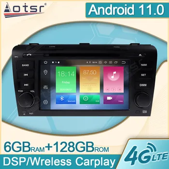 6+128G Android 11.0 Multimedia Auto Jucător de Radio Pentru Mazda 3 2003 2004 2005 - 2009 GPS Navi Video Carplay DVD Unitate Cap DPS 2Din