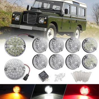 8/10 buc Inversarea Opri Lumina Lumina de Semnalizare Complet Lampă cu LED-uri Kit de Upgrade Pentru Land Rover Defender 1990-2016 Lampă de Ceață Spate