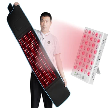 ADVASUN LED Lumină Roșie Terapie Centura sau Panoul de Tampoane Flexibile, ușor de Purtat Folie Infrarosu Apropiat 660nm 850nm pentru Ameliorarea Durerii Articulare Musculare