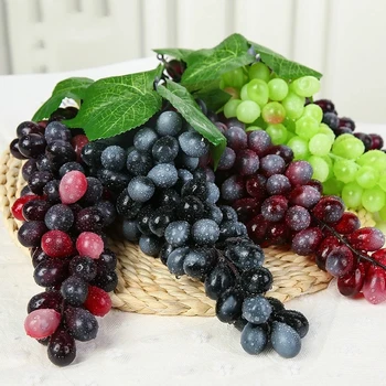 Agățat Artificiale Struguri DIY Fructe Artificiale din Plastic Fals Fructe pentru Casa Gradina Decoratiuni de Craciun Petrecere de Nunta Consumabile
