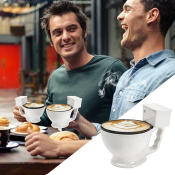 Amuzant, Creativ Ceramice Ceașcă De Cafea Amuzant Toaletă În Formă De Cană De Cuplu Prieten De Ziua Cadou Cana