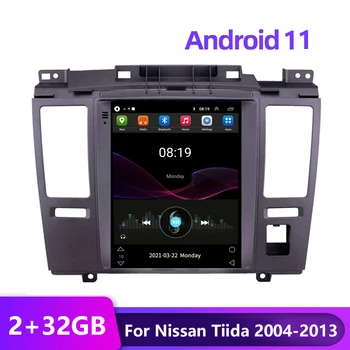 Android 11 Pentru Tesla Stil Ecran Vertical Radio Auto Multimedia GPS de Navigare Pentru Nissan Tiida 2004-2013 Video Player NU DVD