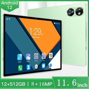 Android 12 Tablet PC-ul de 11.6 Inch Internet 12+512GB Tableta Dual Card 5G WIFI Bluetooth Tableta pentru studii Vizionarea de Filme