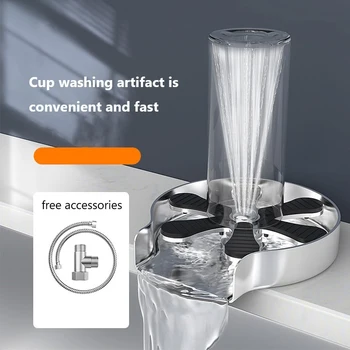 Apăsați tipul de spălat robinet cana de spălat robinet de uz casnic ceașcă de spălat gadget robinet chiuveta automata cana de spălat robinet