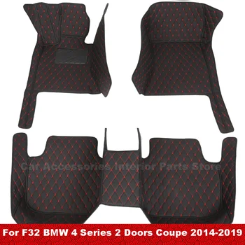 Auto Covorase Pentru BMW Seria 4 F32 2 Usi Coupe 2019 2018 2017 2016 2015 2014 Auto Personalizat Impermeabil Covoare Interior Piese
