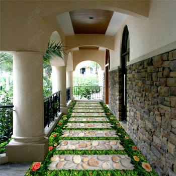 beibehang Personalizate moderne de moda tapet grădină de piatră calea 3D frumoase etaj papel de parede 3d gazete de perete decor acasă