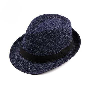 Clasice De Toamna Iarna Pline Scurt Fedoras Pălărie Bărbați Formale Panama Epocă De Sus Sombrero Trilby Bărbați Jazz Pălării Domn Bucket