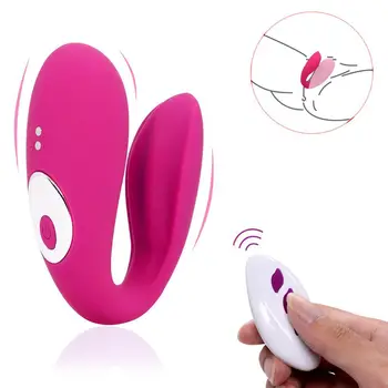Control de la distanță Vibratoare jucarii Sexuale Pentru Cupluri Femeie de Încărcare USB Vibrator U G Spot Stimulator Clitoris în condiții de Siguranță Silicon Adult Sex Produs