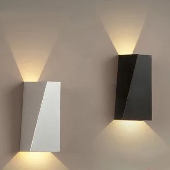 Creative Geometrice Lampă de Perete 90-260V Moderne din Fier Forjat Perete lampa pentru Noptiera Dormitor Lampa Scări Culoar de iluminat acasă