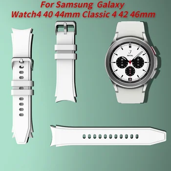 Curea de ceas pentru Samsung Galaxy Watch 4 40mm 44mm /Galaxy Watch 4 Classic 42mm 46mm Inteligent Bratara Silicon rezistent la apa Bratara