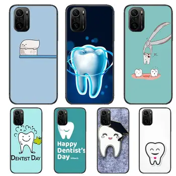 Dentist Dinte Model de Telefon Caz Pentru xiaomi redmi POCO F1 F2 F3 Pro X3 M3 9C 10T Lite NFC husa Silicon Spate Frumoasă km 10