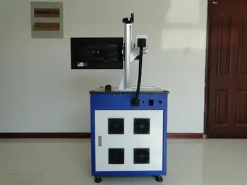 desktop fibre mașină de marcare cu laser pentru metale aluminiu oțel gravat cu 20w 30w 50w laser marker