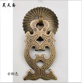 [Haotian vegetarian] cupru mânerul ușii de Chinez Ming și Qing mobilier accesorii mâner sertar HTE-188 modele Ssangyong