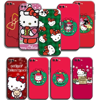Hello Kitty de Craciun Cazuri de Telefon Pentru Huawei Honor P30 P30 Pro P30 Lite Onoare 8X 9 9X 9 Lite 10i 10 Lite 10X Lite Carcasa