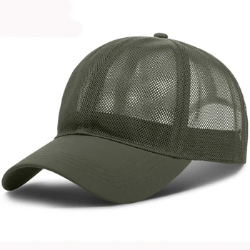HT3126 Șapcă de Baseball Bărbați Femei Vara Pălărie de Soare Reglabil Solid Simplu Snapback Cap Unisex Șapcă de Baseball Respirabil Trucker Cap Mesh