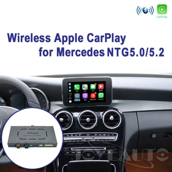 Joyeauto Wireless Apple CarPlay pentru Mercedes a B C E G CIA GLA GLC S Class Auto Play Android Auto/Oglindire 2015-2019 NTG5.0 W205