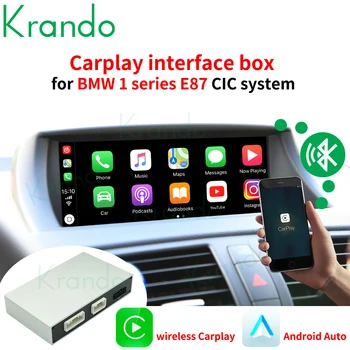 Krando Wireless Apple CarPlay, Android Auto Cutie de Interfață Pentru BMW Seria 1 F20 E87 Seria 2 F22 Seria 3 F30 Seria 4 F32 CIC NBT