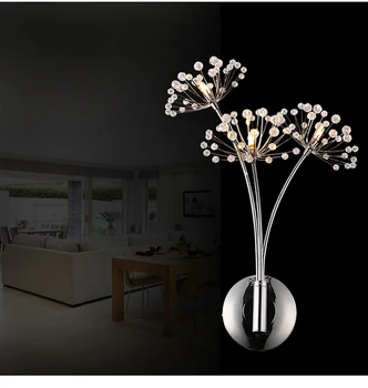 Led Lampă de Perete LED Tranșee Lumina de Cristal Casa Moderna de Decorare de perete de Lumină pentru Noptiera Dormitor/Sufragerie/Toaleta Cu Becuri