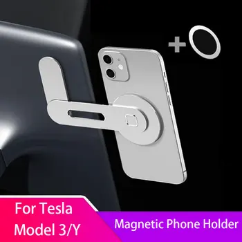 Magnetic Masina cu Suport pentru Telefon de Montare Pentru Tesla Model 3 Y 2017-2023 Mobil Telefon Mobil Stand Universal pentru toate telefoanele mobile, 1 BUC