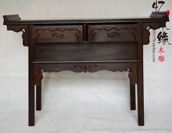 Mahon mobila de lemn de mahon, abanos masă din lemn de epocă bar pentru holul de la intrare de Ming și Qing Clasice Ta