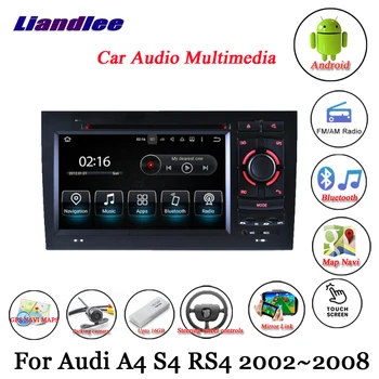 Masina Android Sistem Multimedia Pentru Audi A4 S4 RS4 B7 8E, 8H 2002-2008 Radio de Navigație GPS Player Carplay Androidauto Unitatea de Cap