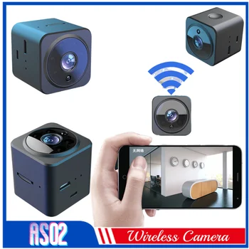 Noi AS02 wifi infrarosu HD wireless aparat de fotografiat telefon mobil de monitorizare de la distanță de detectare a mișcării mișcare DV camera
