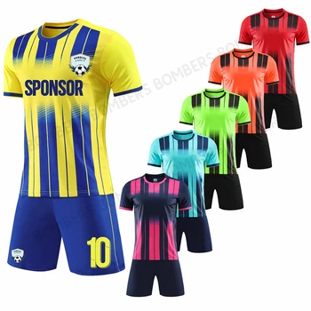 Nouă Bărbați și Copii Personalizate Tricouri de Fotbal a Stabilit Survetement Kituri de Fotbal Copii Adulți Jersey Futbol de Formare Uniforme seturi Cămașă Sport