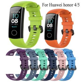 Original Silicon Încheietura curea Bratara Pentru Huawei Honor Band 4/5 Smart Watch Sport Curea Bratara Accesorii Pentru Huawei honor 4