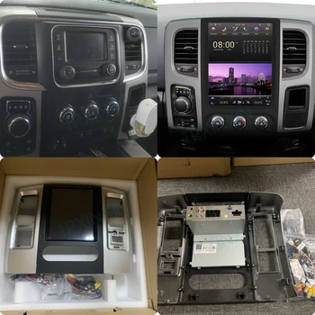 Pentru a se Eschiva RAM1500 2009-2018 Android 9 Stereo Auto Radio Auto cu Ecran Tesla Jucător de Radio Navigație GPS Multimedia Unitate Cap
