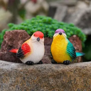 pentru Curtea Interioară și în aer liber Pasăre Statuie Peisaj de Grădină Ornament Cuplu Birds Figurină Casă Curte Sculpturi