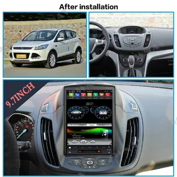 pentru Ford Kuga 2013-2017 Evacuare C-MAX 2010-2017 CarPlay android GPS auto multimedia radio playernavigaton ecran Vertical