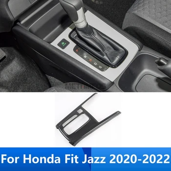 Pentru Honda Fit Jazz 2020 2021 2022 Fibra De Carbon Consola Centrala Schimbătorului De Viteze Cutie Cu Capac Panou Ornamental Autocolant Accesorii Styling Auto