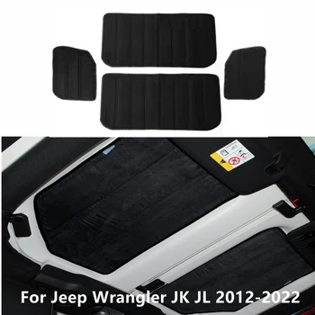 Pentru Jeep Wrangler JK JL 2012-2022 Sunet de Izolare Termică Pad 2/4 Usi Plafon Hardtop a Ferestrei din Spate, Plafon Acoperiș, Izolație Termică