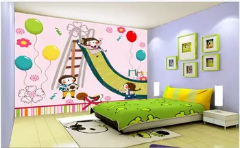 Personalizat murale 3d pictura murala de perete pe perete copii Fericiți slide balon camera copiilor decor acasă fotografie tapet pentru camera de zi