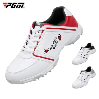 Pgm Impermeabil Pantofi de Golf pentru Femei Ușoare, Non-alunecare de Adidași Femei Dantelă Sus Trainning de Golf, Adidași D9102