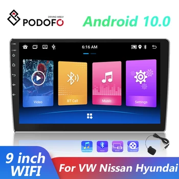 Podofo Android GPS 2 Auto Din Radio-1+32GB / 1+16GB Multimedia Video Player Universal Stereo Auto Pentru Volkswagen, Nissan, Hyundai