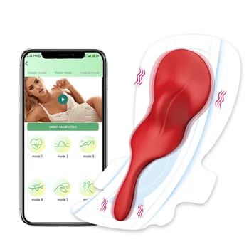 Portabil Dildo Vibrator Pentru Femei Masturbator Bluetooth Control de la Distanță APP Vibratoare Chilotei Stimulator Clitoridian Adulti Jucarii Sexuale
