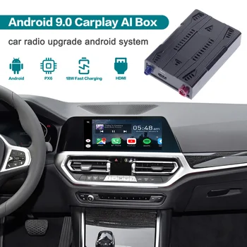 PX6 CP AI Cutie de Radio Upgrade Inteligent Android Auto Player Multimedia, Wireless Mirror Link-ul de TV Box Android Pentru Apple Carplay Auto Radio