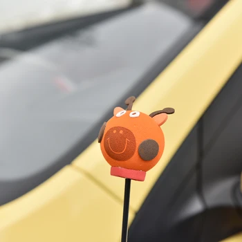 Rece Girafa Eva Decorative Antena Auto Topper Bile Portocalii Mașină de Moda accesorii Exterioare
