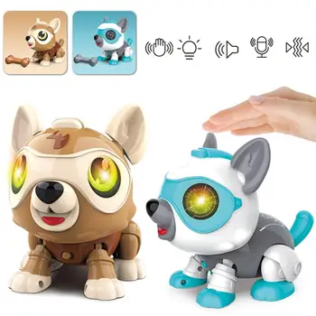Robot inteligent Câine Jucării de Voce-activat Smart Touch Senzor Electronic de Câine Robot științele Educației Jucărie Pentru Copii Cadouri Jucărie