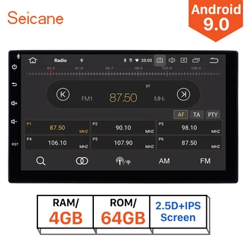 Seicane Android 9.0 7 inch 8-core 2 Din Universal GPS Bluetooth Sistem Navigatie 1080P Stereo Auto pentru NISSAN TOYOTA VW
