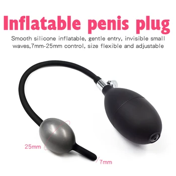 Silicon Gonflabil Uretral Dilatator Penis Uretral Plug Souds de sex Masculin Masturbator BDSM Uretra Stimulator Sextouse Om Sex-Shop