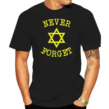 Steaua Lui David Nu Uita Holocaustului Evreiesc Surviver Yom Hashoah Bumbac Tricou
